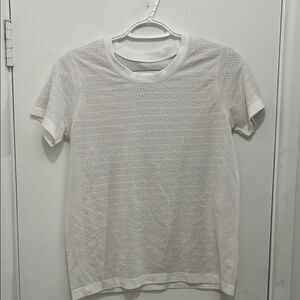 Lululemon Chic White Lace T-Shirt